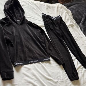 Calvin Klein Black Lounge Set